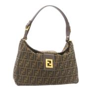 Pre-owned Canvas fendi-bags Fendi Vintage , Brown , Dames