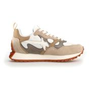 Beige Sneakers voor Vrouwen Urban Stijl W6Yz , Multicolor , Dames