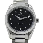 Pre-owned Stainless Steel watches Omega Vintage , Black , Dames