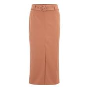 Casual Midi Rok met Riem Betty Barclay , Brown , Dames