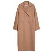 Elegante Lange Jas Max Mara , Brown , Dames