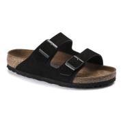 Comfortabele Sandaal met Zacht Voetbed Birkenstock , Black , Heren