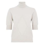 Witte Coltrui Wollen Trui Dames D.Exterior , White , Dames