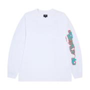 Bewustzijn Spectrum Longsleeve T-shirt Edwin , White , Heren