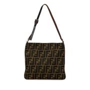 Pre-owned Canvas fendi-bags Fendi Vintage , Brown , Dames