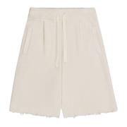 Melk bermuda short vernietigd effect Laneus , Beige , Heren