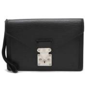 Pre-owned Leather louis-vuitton-bags Louis Vuitton Vintage , Black , D...