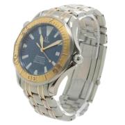 Pre-owned Stainless Steel watches Omega Vintage , Blue , Heren