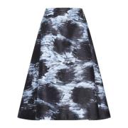 Abstract Print A-Line Midi Rok Marni , Multicolor , Dames