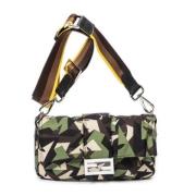 Pre-owned Canvas shoulder-bags Fendi Vintage , Multicolor , Dames