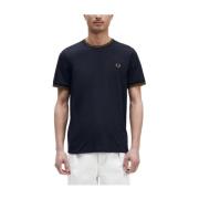 Klassiek Gestreept T-Shirt Fred Perry , Blue , Heren