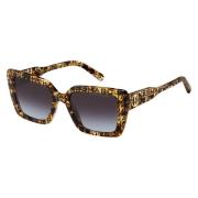 Stijlvolle zonnebril in Havana/Brown Teal Marc Jacobs , Brown , Dames