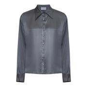 Grijze Shirt Collectie Kaos , Gray , Dames