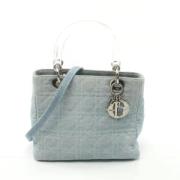 Pre-owned Denim dior-bags Dior Vintage , Blue , Dames