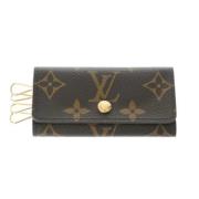 Pre-owned Fabric key-holders Louis Vuitton Vintage , Brown , Dames