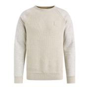 Gebreide Sweat Combinatie PME Legend , Beige , Heren