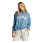 Nieuwe School Hoodie Billabong , Blue , Dames