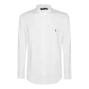 Linnen Bermuda Shirt Polo Ralph Lauren , White , Heren