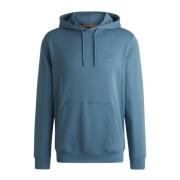 Oranje Hoodie Wetalk Upgrade Casual Stijl Hugo Boss , Blue , Heren