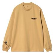 Eenden Longsleeve T-shirt Carhartt Wip , Yellow , Heren