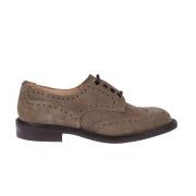 Heren Schoenen Duifgrijs Suède Veters Tricker's , Gray , Heren