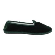 Groene Fluwelen Unisex Handgemaakte Schoenen Gallo , Green , Dames