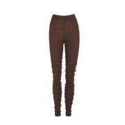 Genie, leggings van maagdelijke wol mahonie Cortana , Brown , Dames