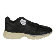 Gestanste Sneakers voor Mannen Hogan , Black , Heren