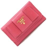 Pre-owned Leather key-holders Prada Vintage , Pink , Dames