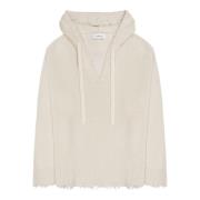 Melk hoodie sweatshirt met V-hals Laneus , Beige , Heren