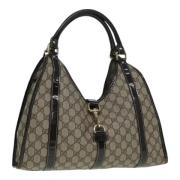 Pre-owned Leather shoulder-bags Gucci Vintage , Beige , Dames