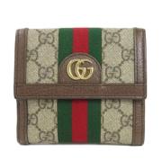 Pre-owned Plastic wallets Gucci Vintage , Brown , Dames