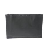 Pre-owned Leather clutches Givenchy Pre-owned , Black , Heren