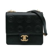 Pre-owned Leather crossbody-bags Chanel Vintage , Black , Dames