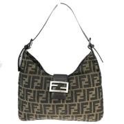 Pre-owned Canvas fendi-bags Fendi Vintage , Beige , Dames