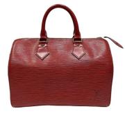 Pre-owned Leather louis-vuitton-bags Louis Vuitton Vintage , Red , Dam...