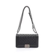 Pre-owned Canvas chanel-bags Chanel Vintage , Black , Dames