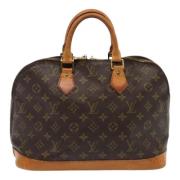 Pre-owned Canvas handbags Louis Vuitton Vintage , Brown , Dames