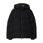 Stijlvolle Pufferjas voor Mannen Burberry , Black , Heren