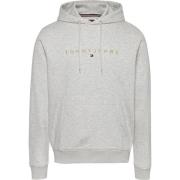 Grijze Sweater met Schuifsluiting Tommy Jeans , Gray , Heren