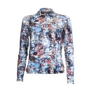 Polo Blouson Top Lange Mouw Roberto sarto , Multicolor , Dames