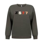 Stijlvol Sweatshirt voor Actieve Levensstijl Zoso , Green , Dames