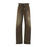 Bruine Jeans voor Vrouwen MM6 Maison Margiela , Brown , Heren