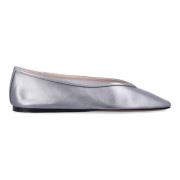 Zilveren Gesloten Balletflats Luna Schoenen Le Monde Beryl , Gray , Da...