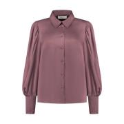 Dexter Lange Mouw Blouse Amaya Amsterdam , Purple , Dames