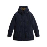 Arctic Parka Melton Blue Woolrich , Blue , Heren