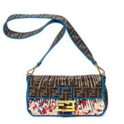 Pre-owned Canvas shoulder-bags Fendi Vintage , Multicolor , Dames