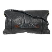 Pre-owned Leather fendi-bags Fendi Vintage , Black , Dames