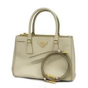 Pre-owned Leather prada-bags Prada Vintage , Beige , Dames