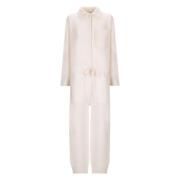 Comfortabele pasvorm wol angora tracksuit Laneus , Beige , Dames